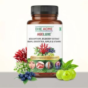 DHE-ACME™ -  AGELUXE™  - Astaxanthin - For Skin & Eye - Youthful Glow