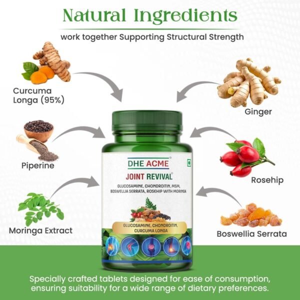 DHE-ACME™ - JOINT REVIVAL™  - Joint Support Supplement  Vegetarian Tablet - Image 3
